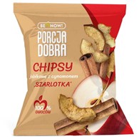 Chipsy jabłkowe  Szarlotka  Porcja Dobra, 18g