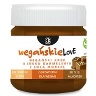Krem karmel z solą morską  WEGAŃSKIELOVE  CD, 350g
