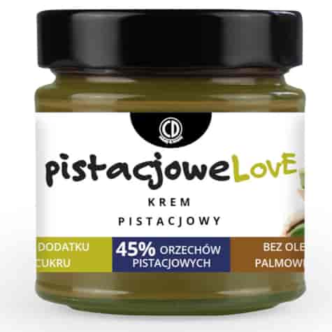 Krem o smaku pistacjowym PISTACJOWELOVE 45% CD 180g