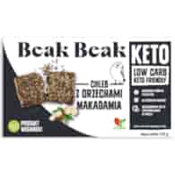Chleb KETO z orzechami makadamia Beak Beak, 165g