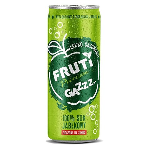 Napój Fruti Gazzz jabłkowy, 250ml