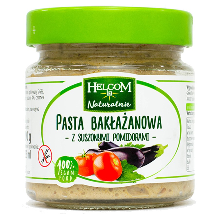 Pasta bakłażanowa z suszonymi pomidorami Helcom 190g