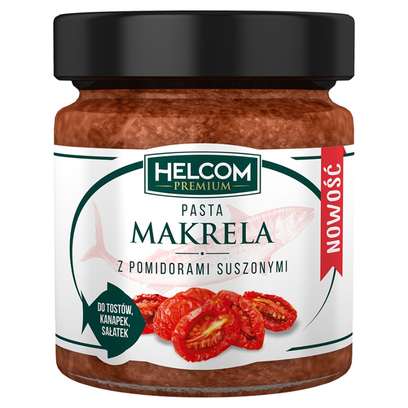 Pasta z makreli z suszonymi pomidorami Helcom 180g