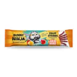 Przekąska owocowa o smaku jabłko-mango Fruit Straws Bunny Ninja, 16 g