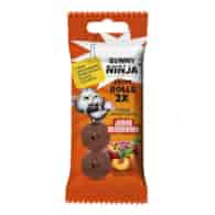 Przekąska owocowa o smaku jabłko-brzoskwinia Double Rolls Bunny Ninja, 30 g