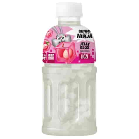 Napój z sokiem z liczi NFC oraz galaretką kokosową Bunny Ninja, 320 ml