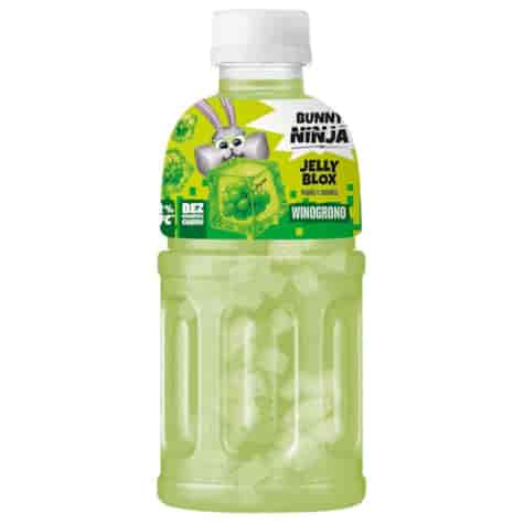 Napój z sokiem z winogron NFC oraz galaretką kokosową Bunny Ninja, 320 ml