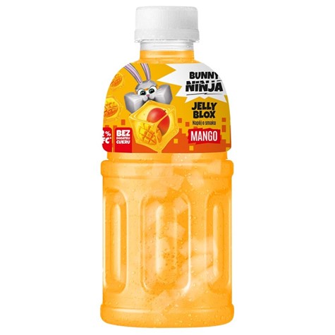 Napój z sokiem z mango NFC oraz galaretką kokosową Bunny Ninja, 320 ml