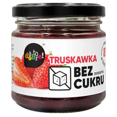 Truskawka bez dodatku cukru o konsystencji konfitury A To Dobre!, 195g