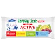 Zdrowy Lizak Uczeń Bez Cukru Active dla aktywnych smak winogrono - cytryna Starpharma, 6g