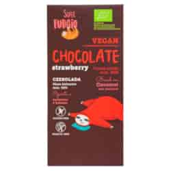 Czekolada truskawkowa Super Fudgio BIO 80g