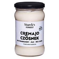 Cremajo Czosnkowy - Jak prawdziwy majonez - ale bez jajek Starck's, 270g