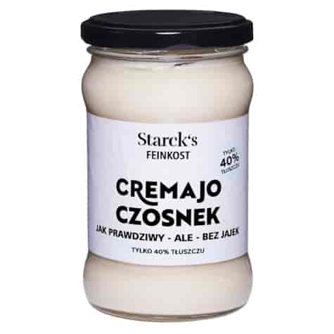 Cremajo Czosnkowy - Jak prawdziwy majonez - ale bez jajek Starck's, 270g