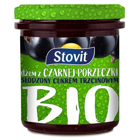 Dżem czarna porzeczka Stovit BIO, 200g