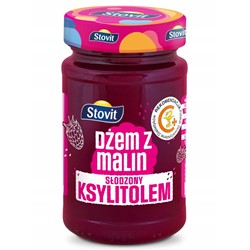 Dżem malinowy słodzony ksylitolem Stovit, 250g