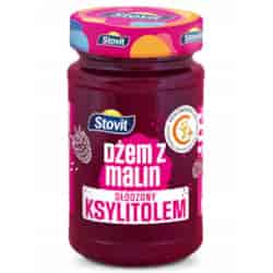 Dżem malinowy słodzony ksylitolem Stovit, 250g