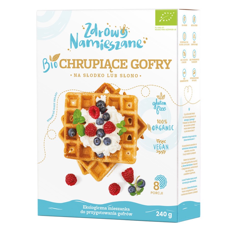 Chrupiące gofry Zdrowo Namieszane BIO 240g