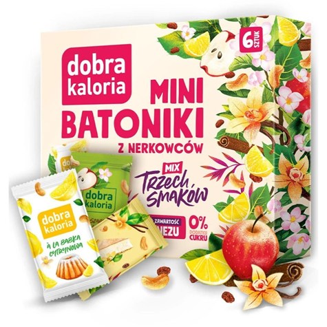 Minibatoniki mix trzech smaków Dobra Kaloria, 102g
