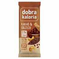 Baton owocowy - kakao i orzech Dobra Kaloria, 35g
