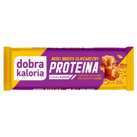 Baton proteinowy IG z MCT Karmel Dobra Kaloria, 45g