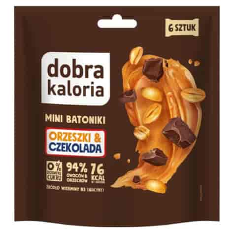 Minibatoniki - orzeszki & czekolada Dobra Kaloria, 108g