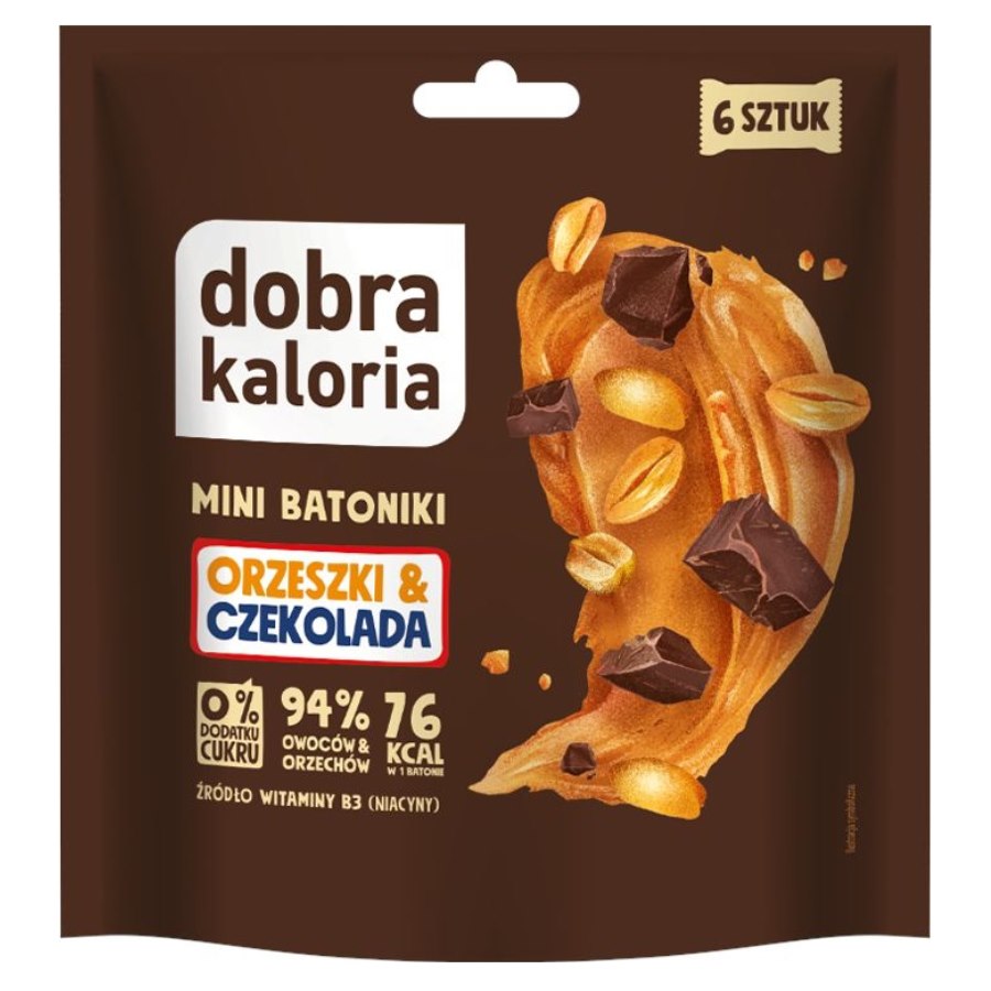 Minibatoniki - orzeszki & czekolada Dobra Kaloria, 108g