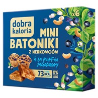 Minibatoniki z nerkowców - muffin jagodowy Dobra Kaloria 6x17g