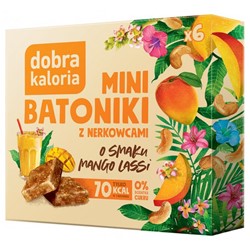 Minibatoniki z nerkowców - mango lassi Dobra Kaloria, 102g