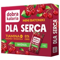Minibatoniki  Dla serca  o smaku wiśniowym Dobra Kaloria, 102g