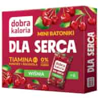 Minibatoniki  Dla serca  o smaku wiśniowym Dobra Kaloria, 102g