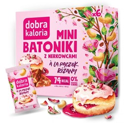 Minibatoniki o smaku a' la pączek różany Dobra Kaloria, 102g