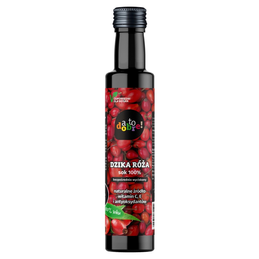 Dzika róża sok 100% A to dobre!, 250 ml