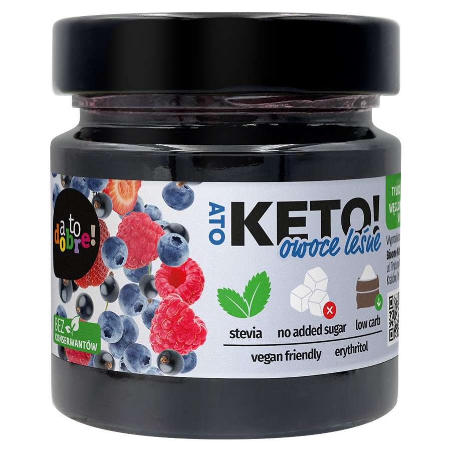 Konfitura Owoce leśne A To Keto! 200g