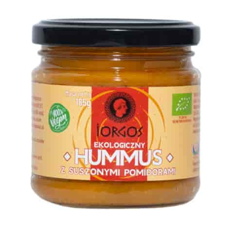 Hummus z suszonymi pomidorami Iorgos EKO, 185g
