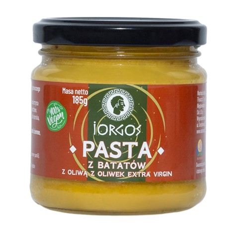 Pasta z batatów z oliwą z oliwek exv Iorgos, 185g