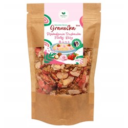 Granola makadamia, truskawka i płatki róż Naturalnie Zdrowi, 200g