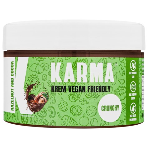 Krem HAZELNUT AND COCOA CRUNCHY Karma, 200g