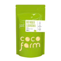 Mąka łubinowa ze słodkich odmian łubinu BIO Coco Farm, 250g