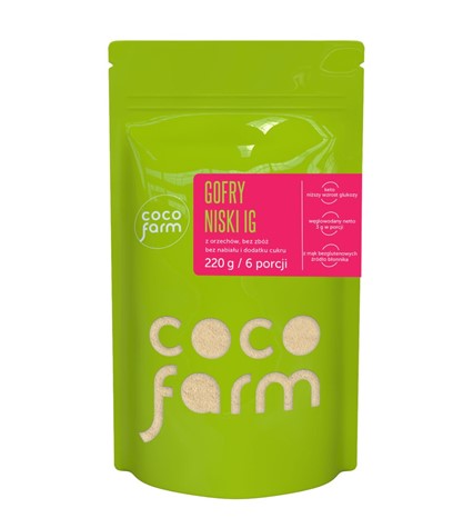 Gofry niski IG Coco Farm, 220 g