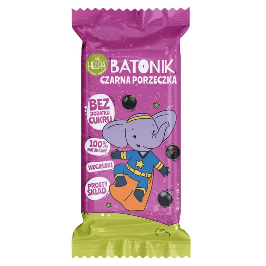 Batonik Czarna porzeczka Helpa, 20g