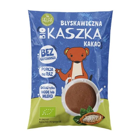 Kaszka błyskawiczna jaglana kakaowa BIO Helpa, 35g