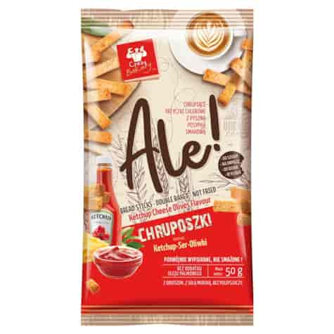 Ale! Chruposzki ketchup - ser - oliwki 50g