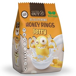Kółka śniadaniowe  Honey Rings JERRY  - Miód  Gluten Out, 375g