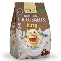 Muszelki śniadaniowe  Choco Shells JERRY  - Kakao Gluten Out, 375g
