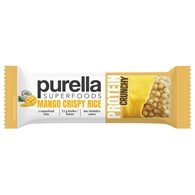 Baton proteinowy Purella Mango Crispy Rice bez dodatku cukru, 45g