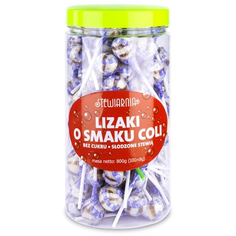 Lizaki o smaku coli bez cukru 800g