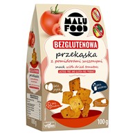 Bezglutenowa przekąska z suszonymi pomidorami Malu Food, 100g