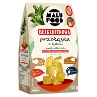 Bezglutenowa przekąska z ziołami Malu Food, 100g