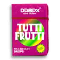 Drażetki bez cukru o smaku Tutti Frutti DROPX, 20g