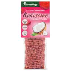Ciastka owsiane  Kokosowe z buraczkiem  SweetVegy, 100g
